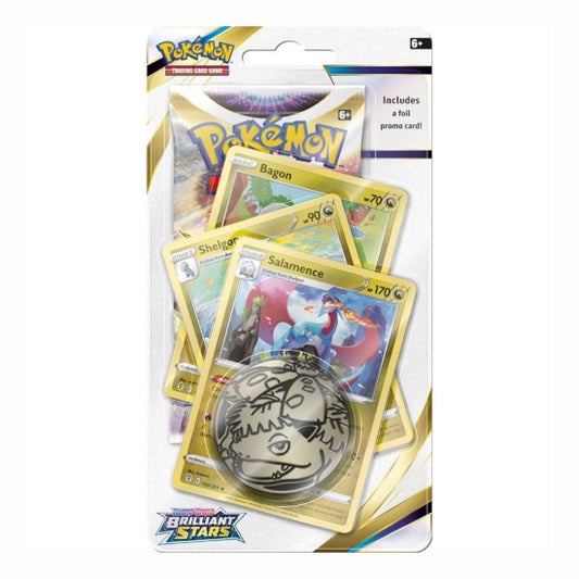 Pokemon Brilliant Stars Premium Checklane Blister (Hydreigon - Salamence)