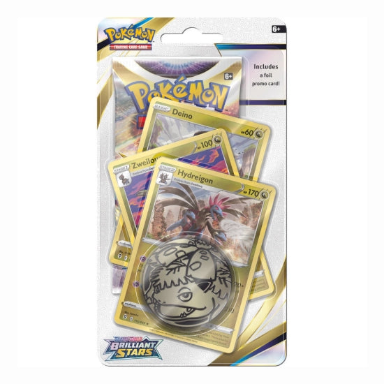 Pokemon Brilliant Stars Premium Checklane Blister (Hydreigon - Salamence)