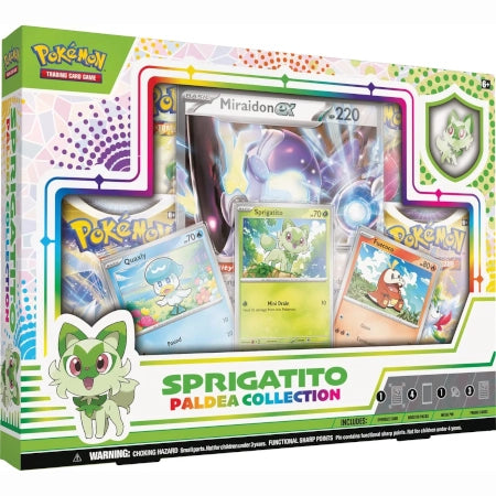 Pokemon Paldea Collection Box – Sprigatito - Quaxly of Fuecoco