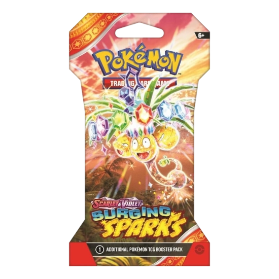 Pokémon:  Scarlet & Violet - Surging Sparks - Sleeved Booster Pack